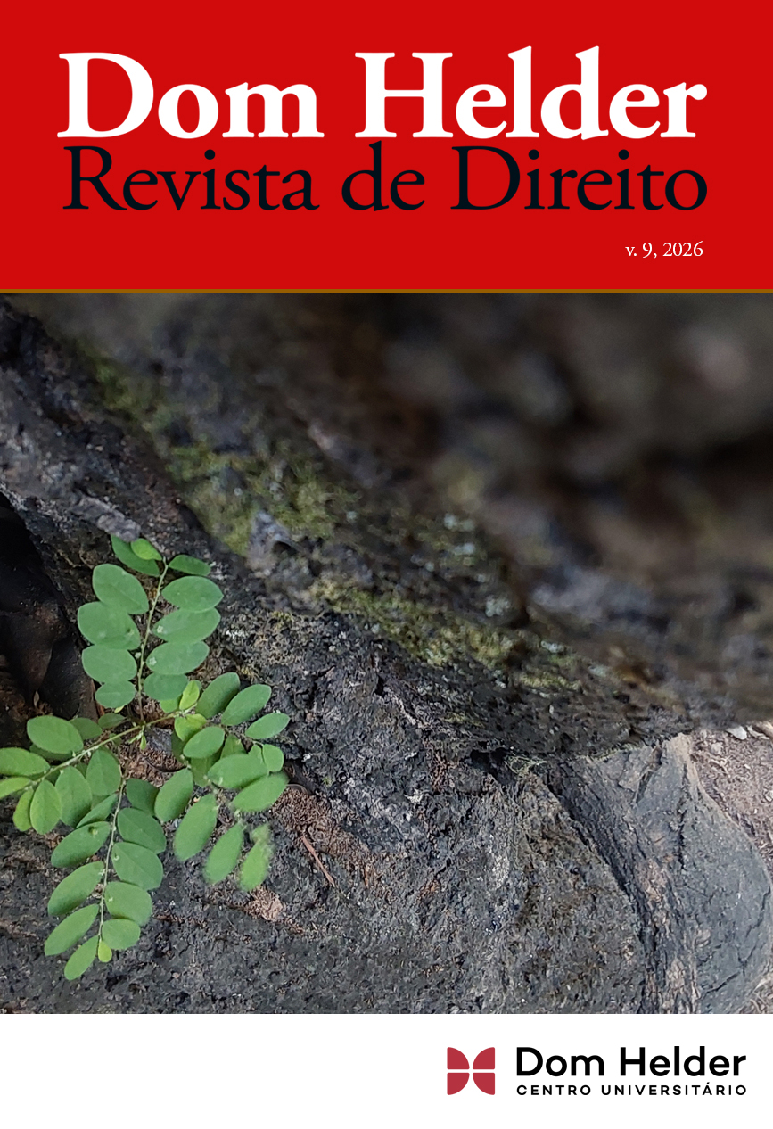 					Visualizar v. 9 (2026): Dom Helder Revista de Direito, v. 9, 2026
				